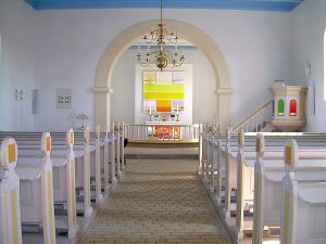 Interieur fra Østervrå Kirke
